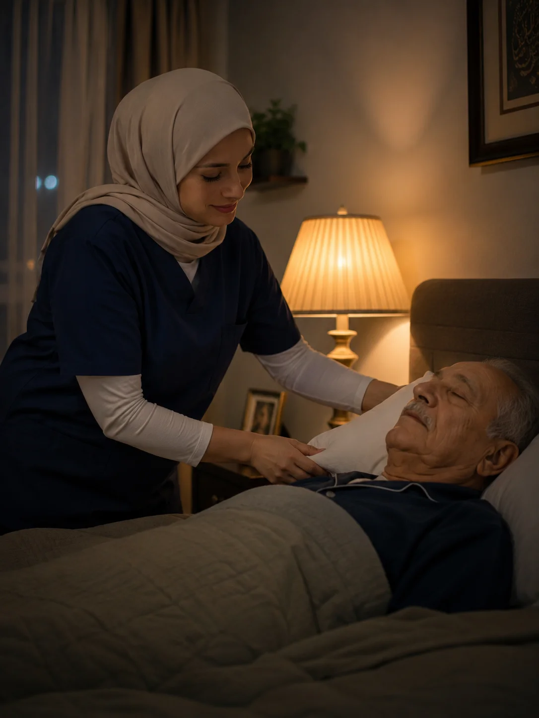 رعاية تمريضية ليلية متخصصة ومتابعة مستمرة
